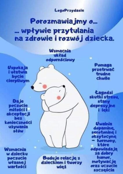 Wpływ przytulania